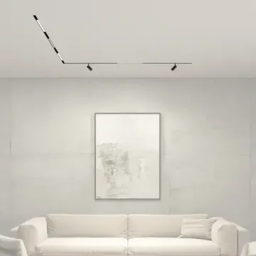 Комплект трековой системы LED 4*18W/2*9W 3000K-6000K для натяжных потолков SET SMART 04 чёрный Smart One Denkirs