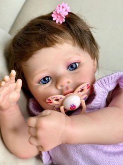 Кукла Реборн мягконабивная 46см (FA-537)