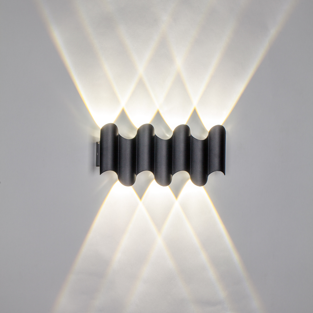 341747 Светильник BOSSO 7х1W LED 770LM G ЧЕРНЫЙ 4000K IP65