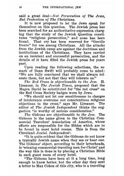 Jewish influences in American life. Volume 3 of the International Jew, the world's foremost problem; being a reprint of a third selection from articles appearing in the Dearborn independent | M. l'abbé Trochon