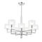 Подвесная люстра Crystal Lux Maestro SP-PL5+5 Chrome