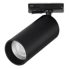 ST382.436.10 Св-к трек. Черный LED 1*10W 3000K 900Lm Ra>90 24 IP20 DxH- 220V БЭЙС