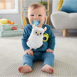 Fisher-Price Clipimals - клипса для пустышки Lama GKC47 и коробка для хранения