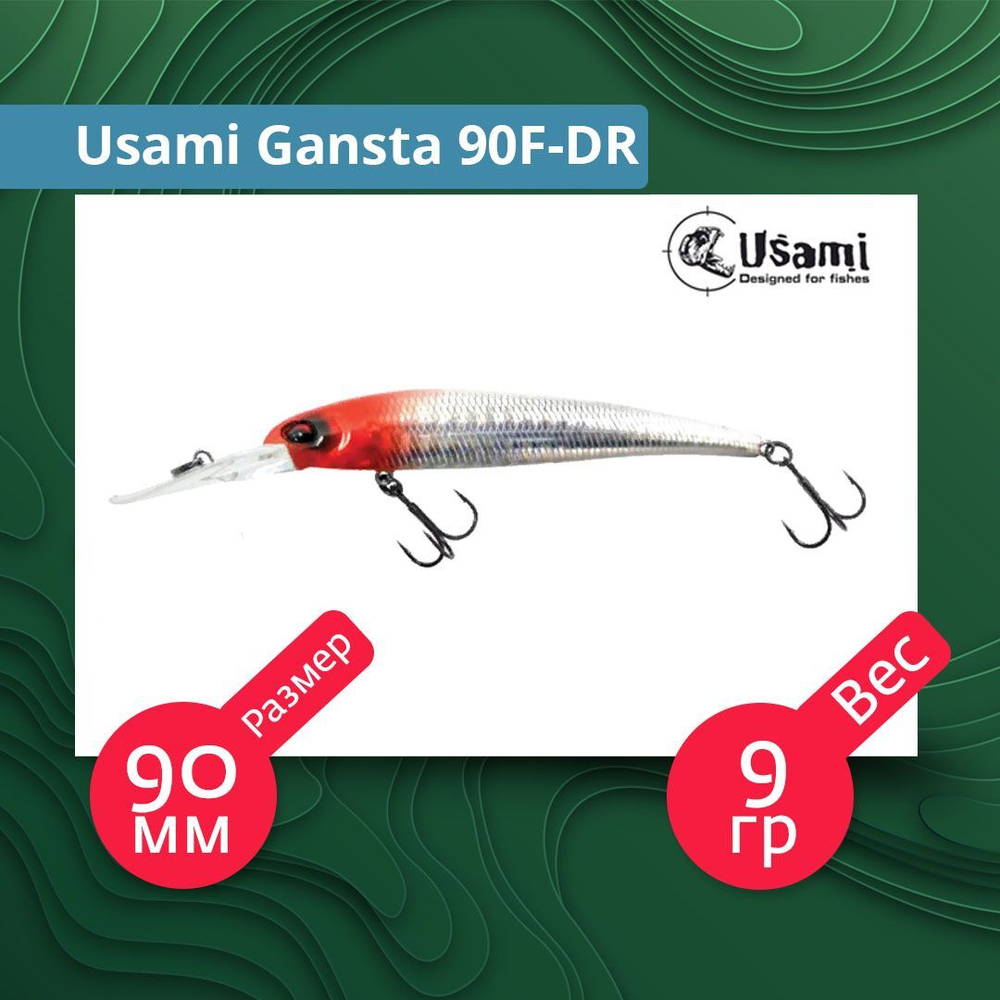 Воблер для рыбалки Usami Gansta