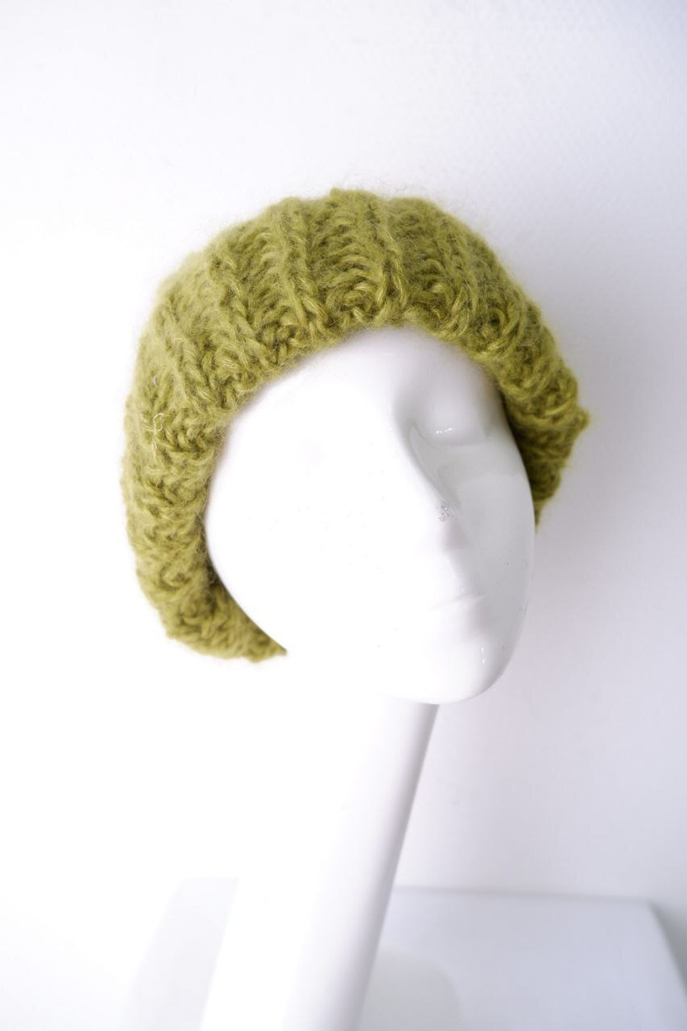 Шапка теплая вязаная