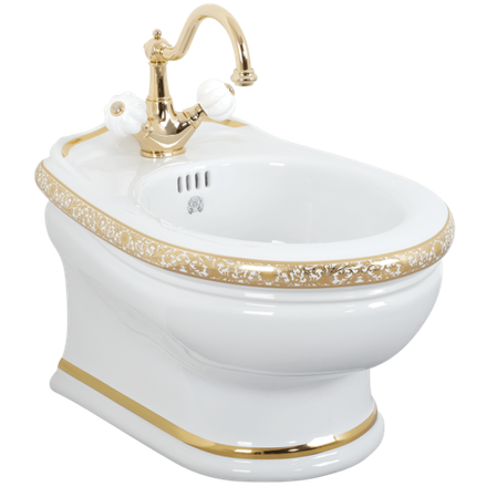 Биде Migliore Milady 24367 декор D4 подвесное
