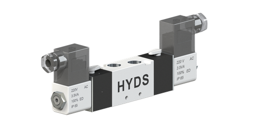 4V220-08 AC220V Пневмораспределитель 5/2, G1/4, AC 220В