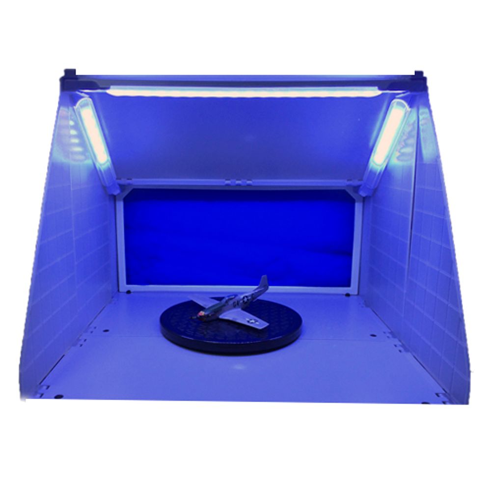 Окрасочный бокс (питание от адаптера 12В, светодиодная подсветка рабочей зоны)