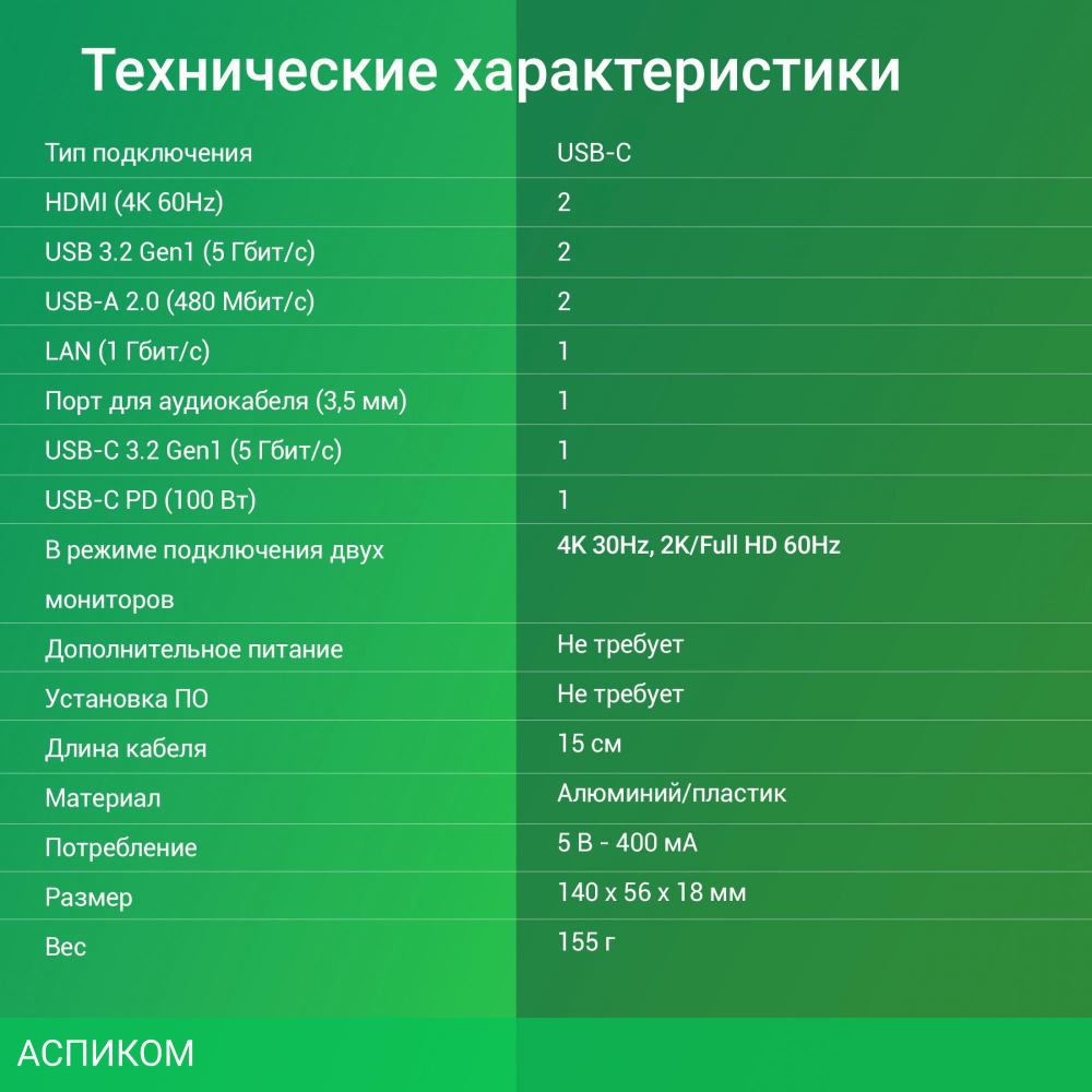 Док-станция Digma DS-580