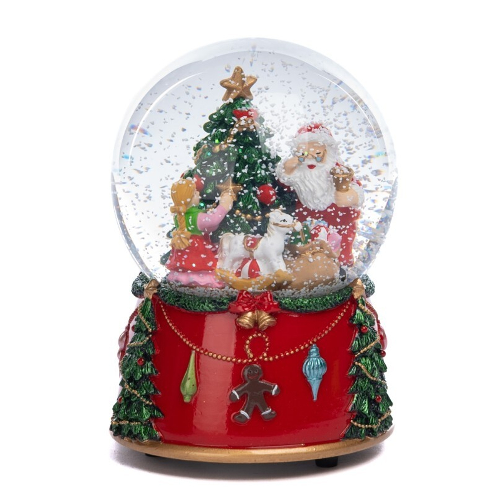 Шар музыкальный  со снегом