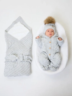 Конверт на выписку для новорожденного теплый