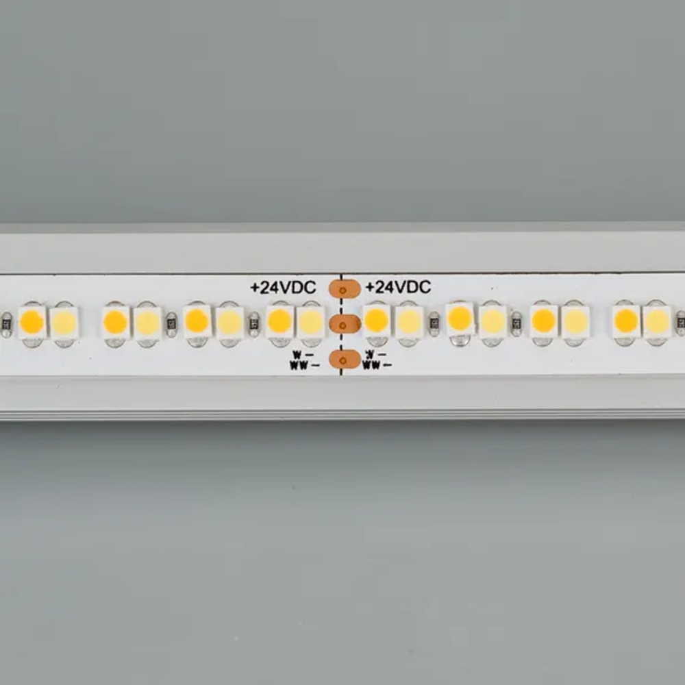 Светодиодная лента RT 6-5000 24V White-MIX 4x (3528, 240 LED/m, LUX) (Arlight, Изменяемая ЦТ) 025210