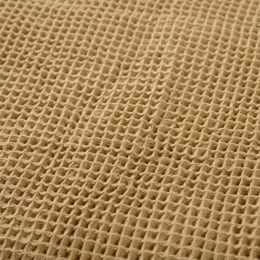 Покрывало вафельное 230х250 Tkano Essential светло-коричневое