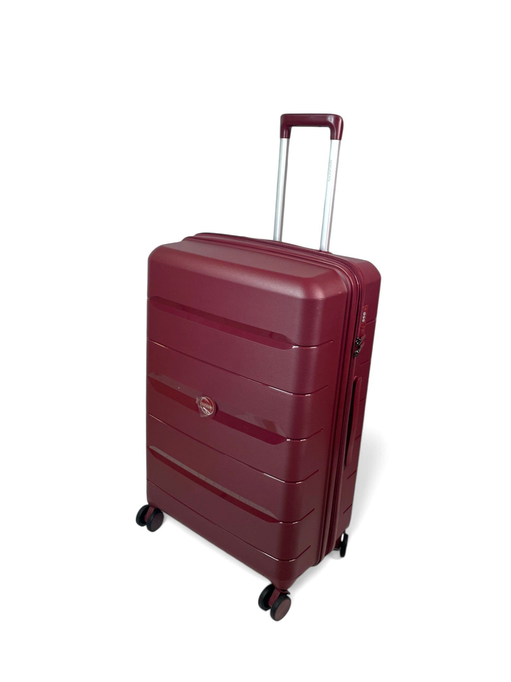 Большой чемодан Mironpan 23102, Бордовый, XL