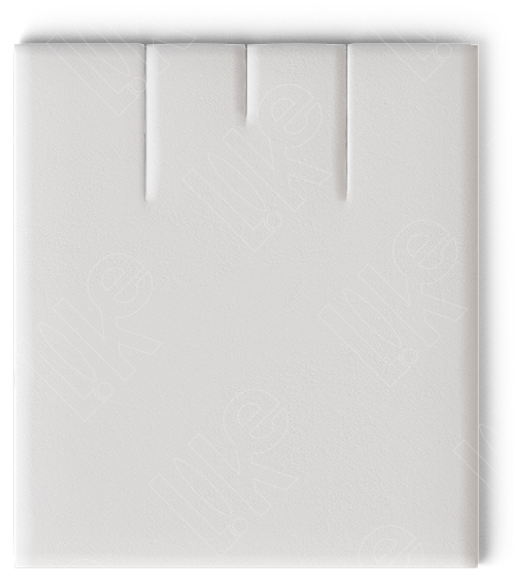 Вкладыш 03/наклонный/для серег/подвески/2 прорези/прорезь для нитки