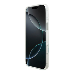 Lagerfeld для iPhone 17 Pro Max чехол IML NFT Choupette Head Metal camera Hard White (MagSafe)