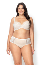 Бюстгальтер на косточках с пуш-ап вкладышами (Размер: 90C) (Цвет: кремовый)