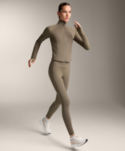 Oysho Высокотехнологичная куртка в рубчик, светлый хаки