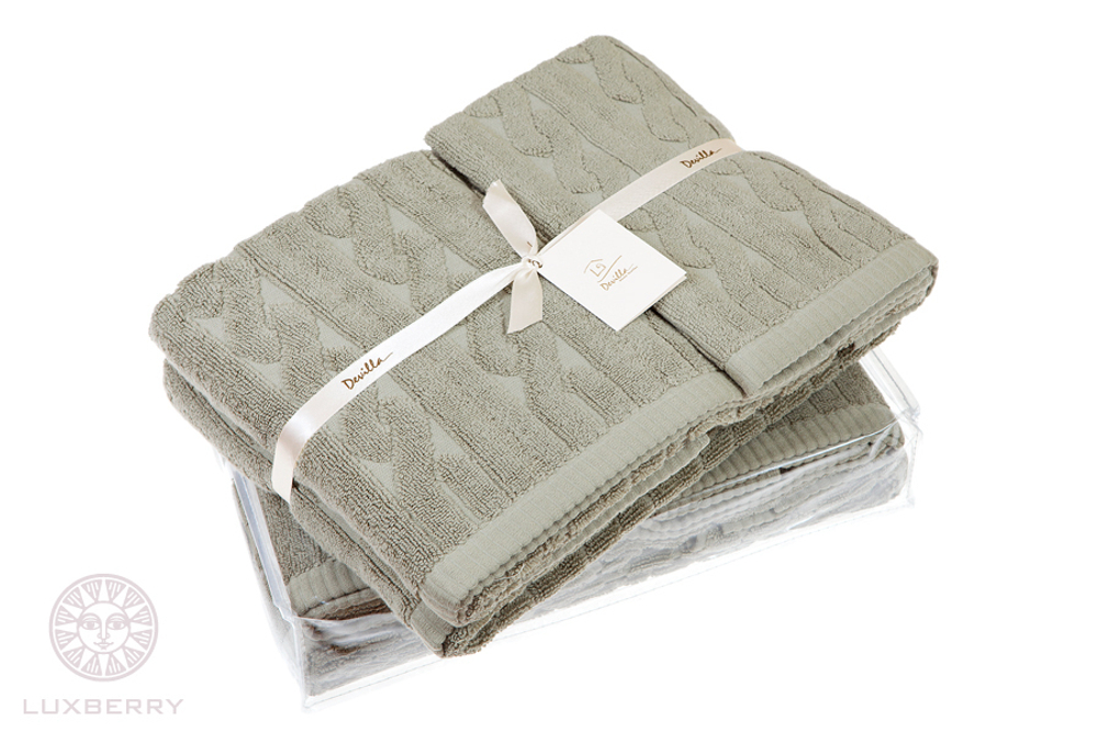 Полотенце 50x100 Luxberry Imperio оливковое