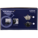Чайник из нержавеющей стали 2л «Vicalina» турецкий бежевый VL-9352