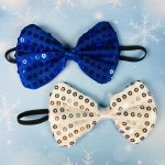 Галстук «Бабочка» блеск, 11 см, Микс цветов