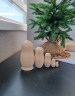 Заготовка матрешки 11см 5мест формовая