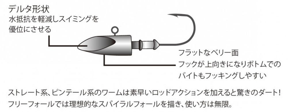 Джиг головка FUJIWARA MUGEN HEAD LONG SHANK