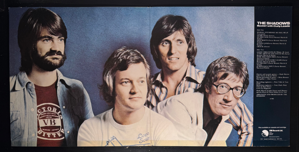 The Shadows ‎– Rockin' With Curly Leads (Англия 1973г.)