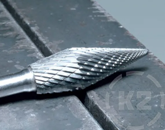 Комбинированная борфреза Karnasch конус + угол