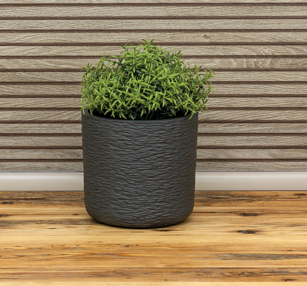 Кашпо СЛАНЕЦ D200 мм 3,4 л со вставкой