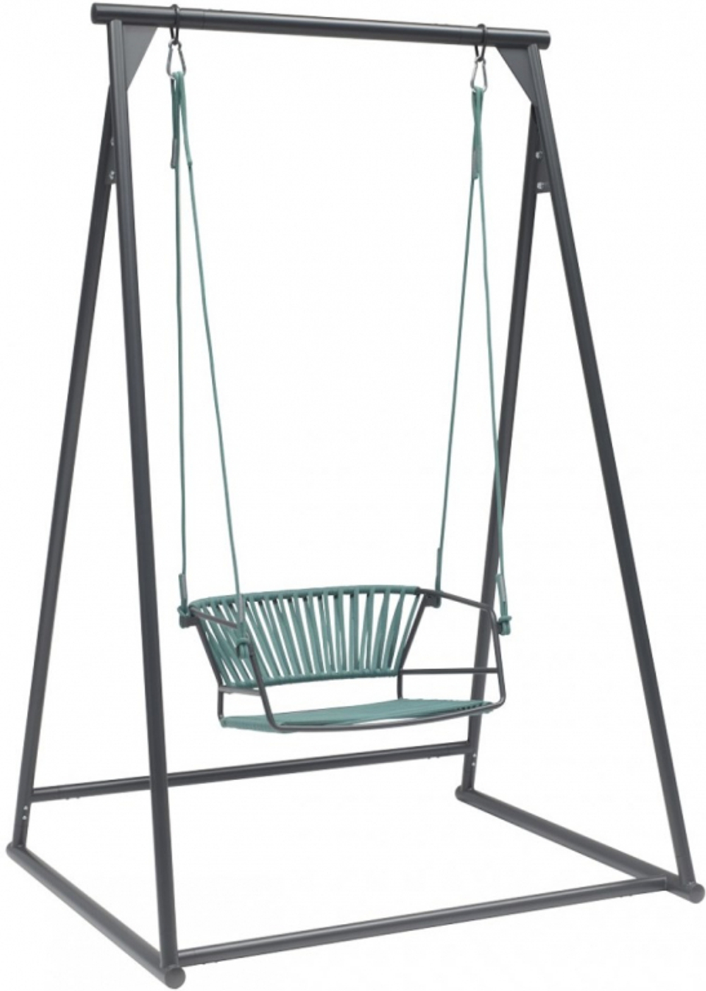 Качели плетеные Scab Design Lisa Swing, антрацит, ментоловый