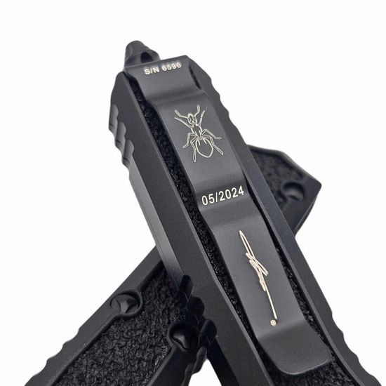 Нож фронтальный, автоматический Microtech Makora T/E Tactical Standard Nickel Boron Internals Signature Series