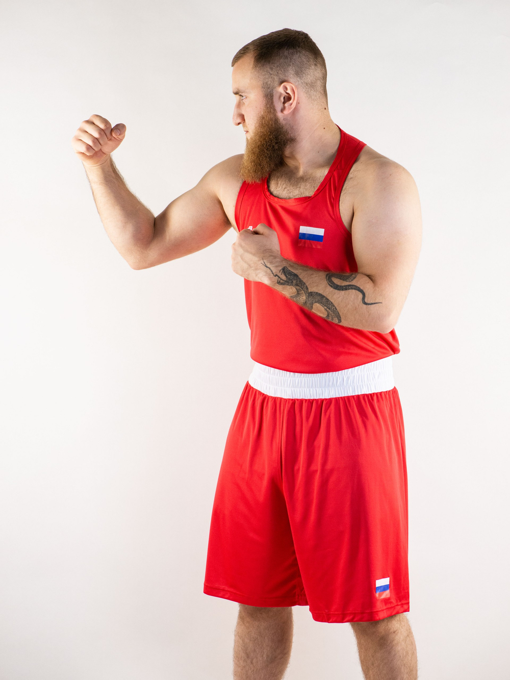 Форма боксерская BoyBo Titan, IB-27 (одобрено ФБР), красный