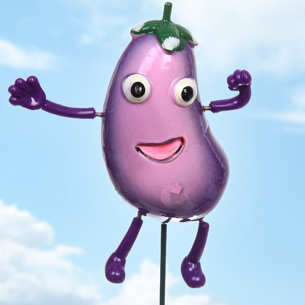 Штекер садовый "Веселый баклажан" 12*60см