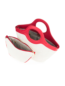 25079/31 Сумка жен., текстиль + иск. кожа