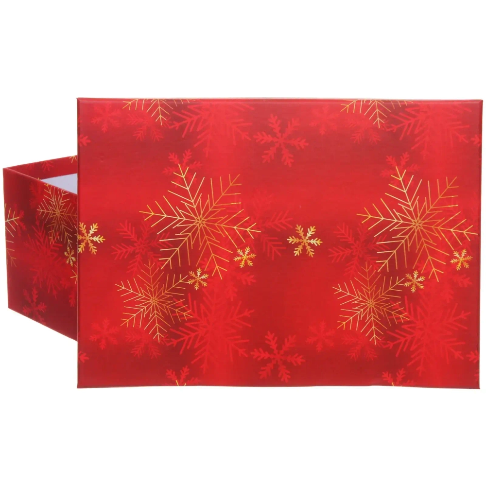 Коробка подарочная «Снежинки» 25*18*10,5 см