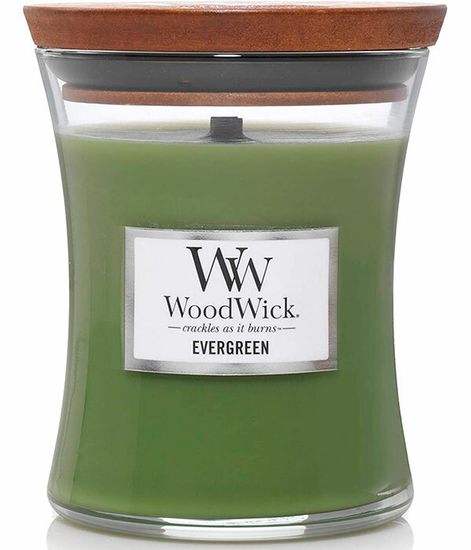 Вечнозеленая ель, ароматическая свеча, WoodWick
