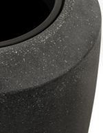 хххКашпо TREEZ Effectory Quartz Высокий конус Design Чёрный кварц д-46, в-90 см 1/1 41.33-14-22-088-BLQ-090