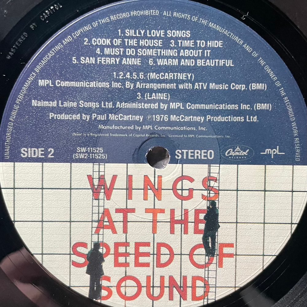 Wings - Wings At The Speed Of Sound (США 1976г.)