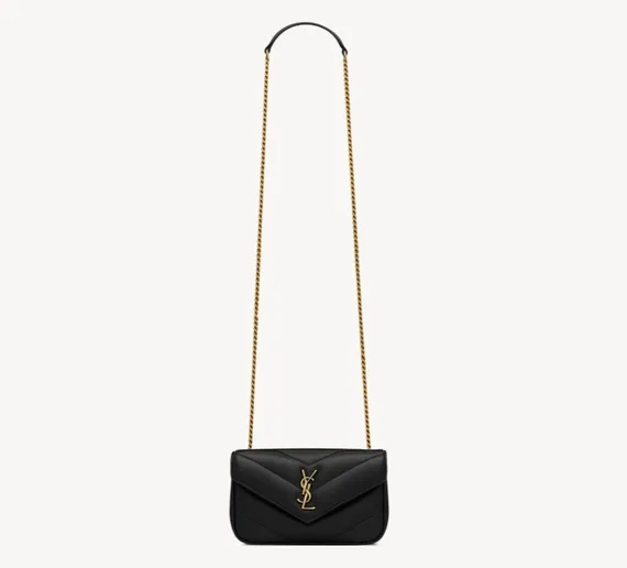 Сумка Saint Laurent Loulou, черный