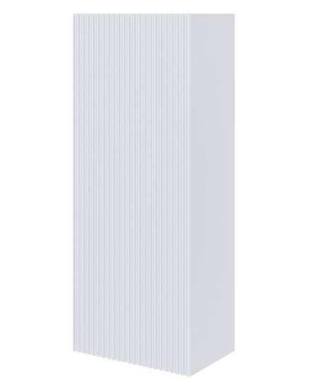 Шкаф навесной СИРИНИЯ белый с тиснением / белый снег