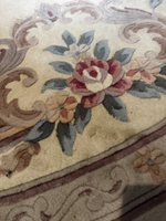 Круглый винтажный ковёр