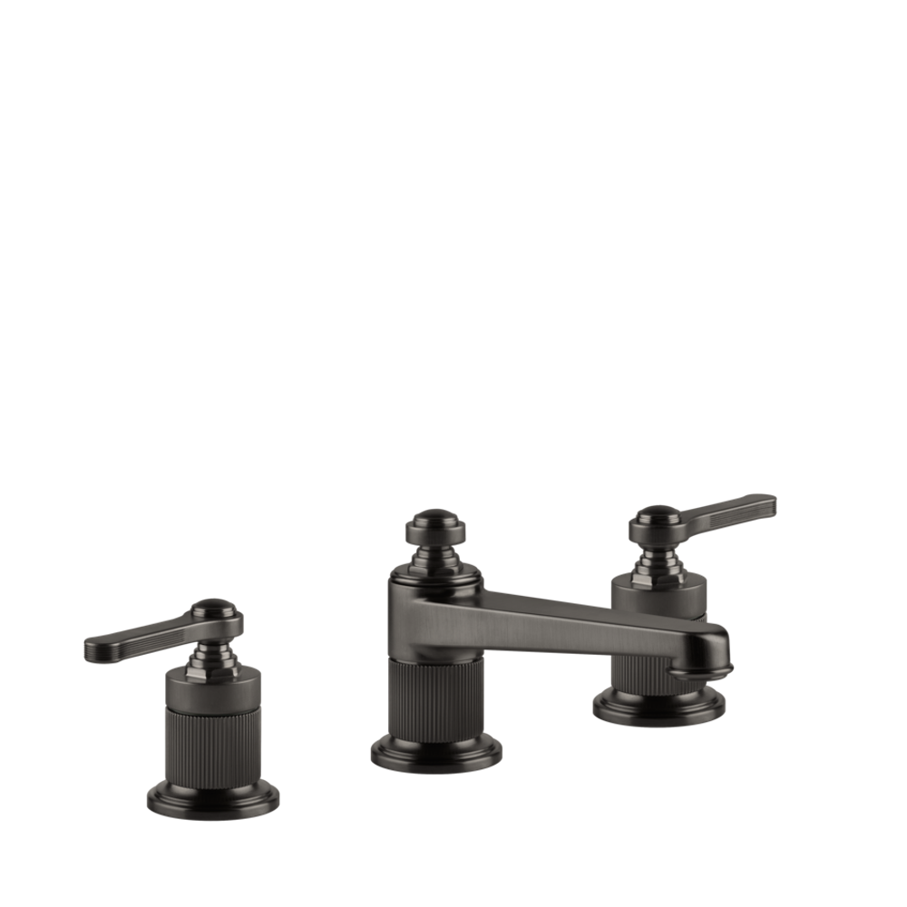 Смеситель для раковины Gessi Venti20 на 3 отверстия, низкий, с донным клапаном