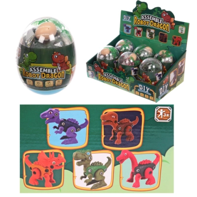 Яйцо с динозавром «Минизавр», 12*9 см, в шоу-боксе, в ассортименте