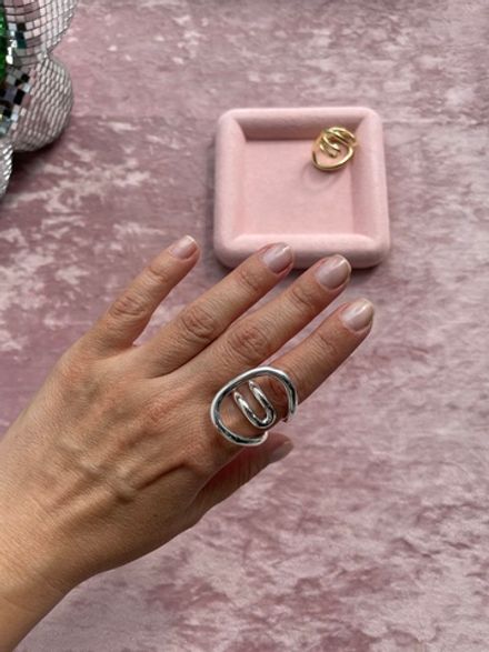 Кольцо "Curl", 32мм