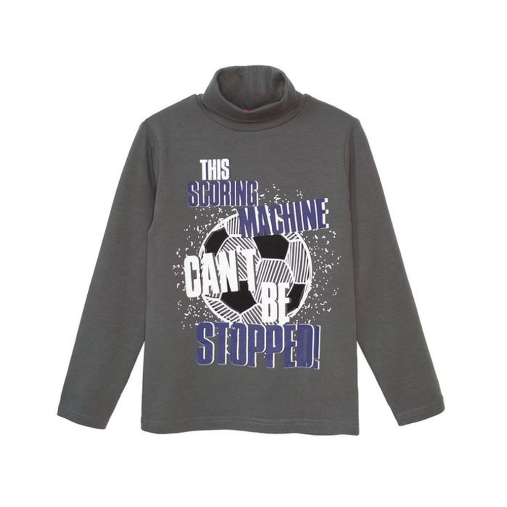 Водолазка для мальчиков р.110. серый 7766330 (Lets'go)