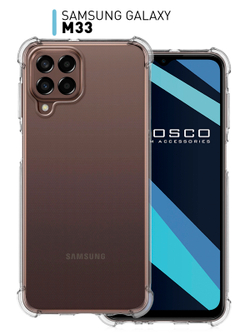 Чехол ROSCO для Samsung Galaxy M33 (арт. SS-M33-HARD-TPU-TRANSPARENT )