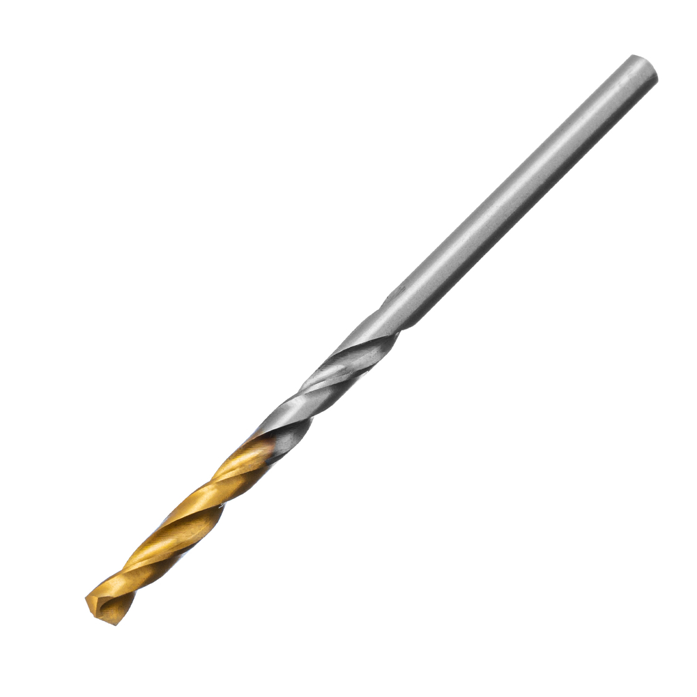 Сверло спиральное по металлу 3,2 x 65 мм, Р6М5, Golden Tip , 2шт. Denzel