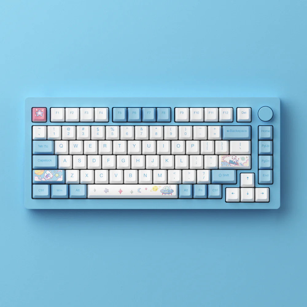 Monsgeek M1W, Haze Pink, Switch Fairy Silent