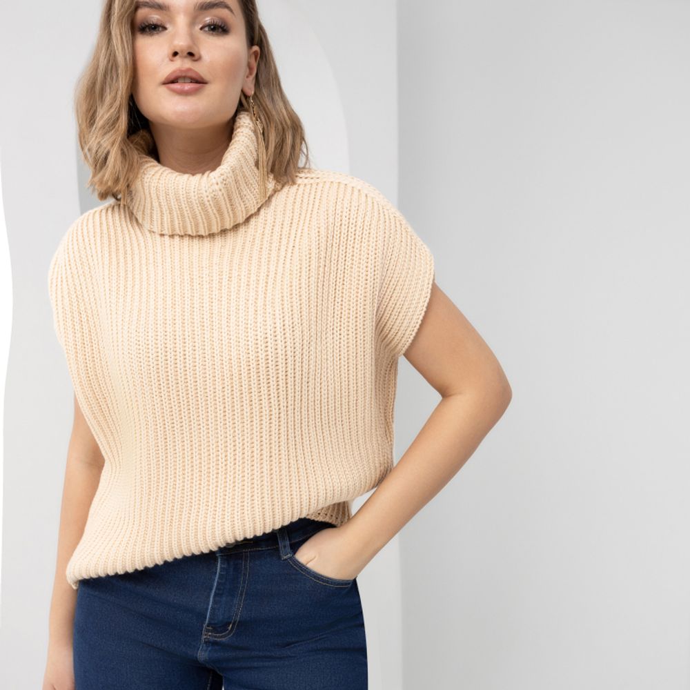 Жилет Мечтай по-крупному (vanilla) Charutti (Акция)